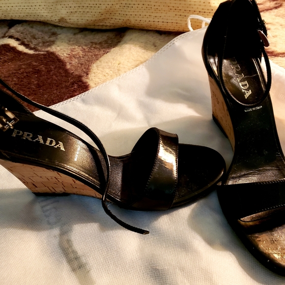 Black wedges shoes - Picture 1 of 1
